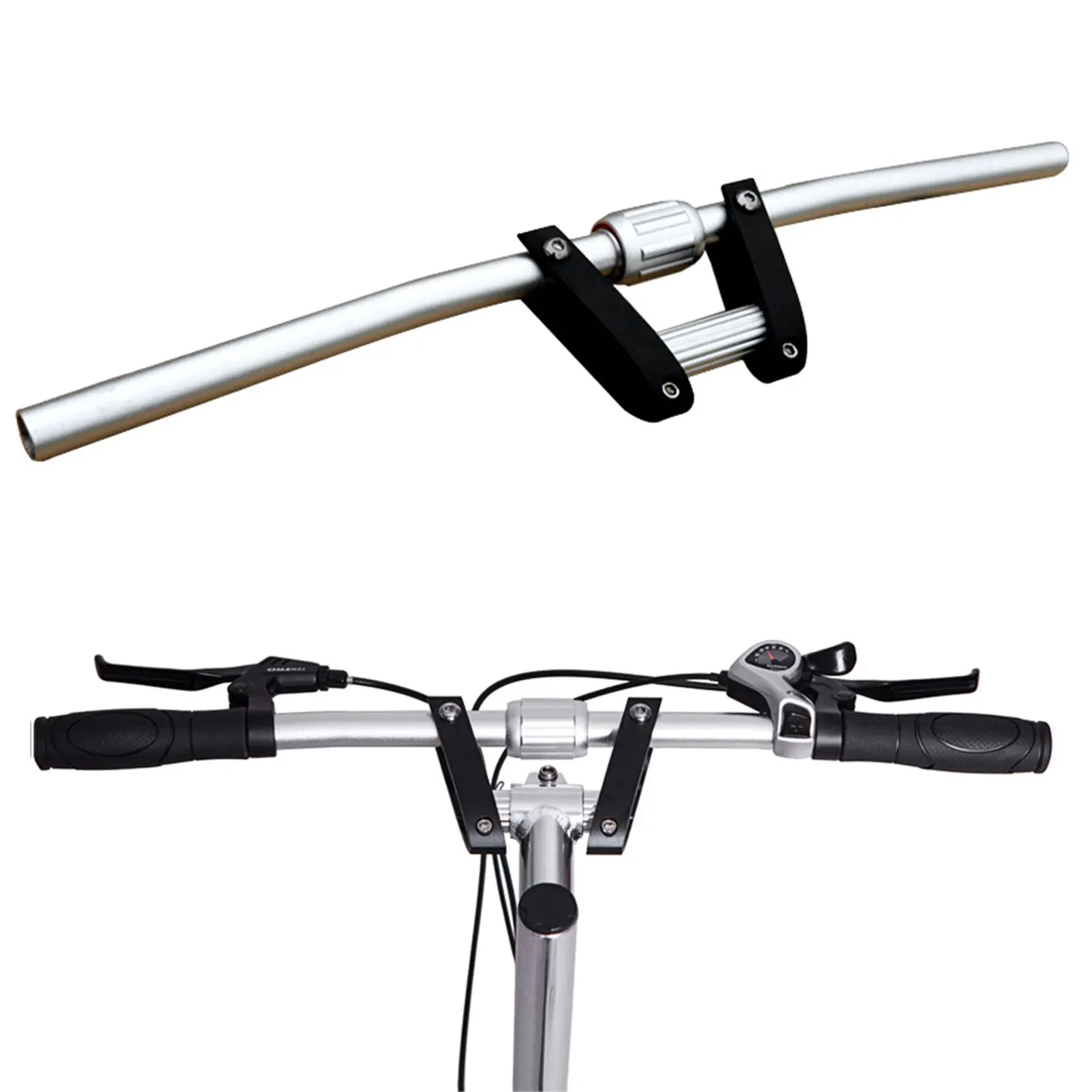 

New 3seconds Quick Easy Folding Aluminum Alloy Handlebar For Fold Folding Bike Foldable Bicycle Parts 25.4mm Handlebar