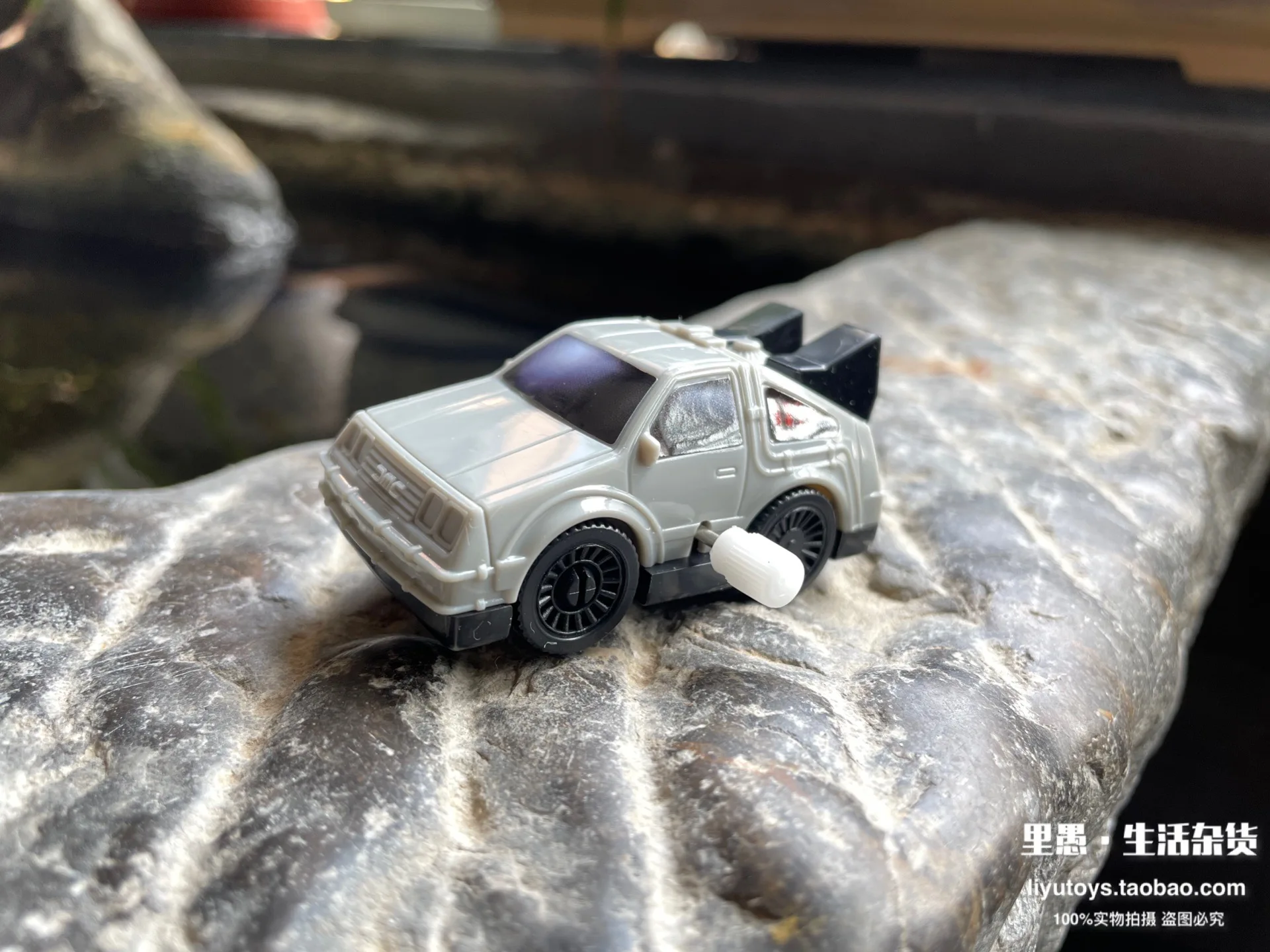 Миниатюрная заводная машинка с поворотным колесом двухслойная локомотивная