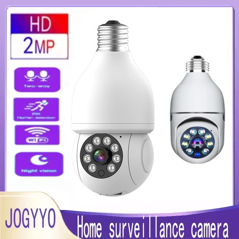 

E27 Wifi surveilance Camera 1080P 2.4/5GHz Wireless Security Camera Two-Way Audio Surveillance Cam Motion Detection Alarm ip cam
