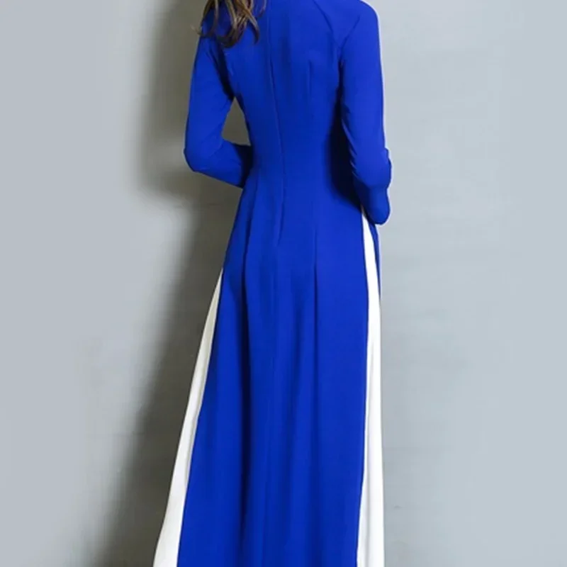 Мода 2024 весна-лето новое вьетнамское платье для женщин элегантное Cheongsam