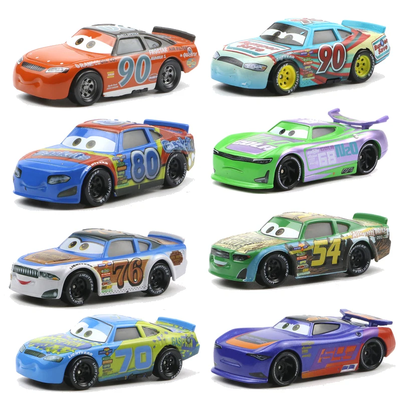 

Disney Pixar Cars 2 3 Lightning McQueen Mater Jackson Storm Ramirez 1:55 Diecast Vehicle Metal Alloy Model Boys Kids Toys Gift