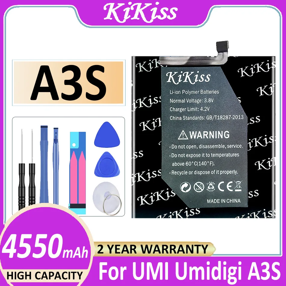 

Original KiKiss Battery 4550mAh for UMI Umidigi A3S Bateria