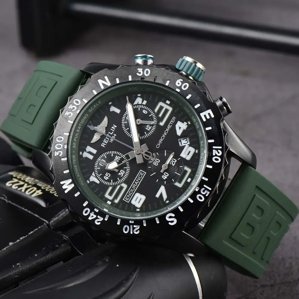 

Reloj de buena marca AAA Breitling para hombre, cronógrafo de negocios con fecha automática de lujo, varios estilos disponibles