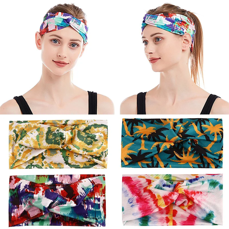 

Головные повязки в богемном стиле с красочным принтом