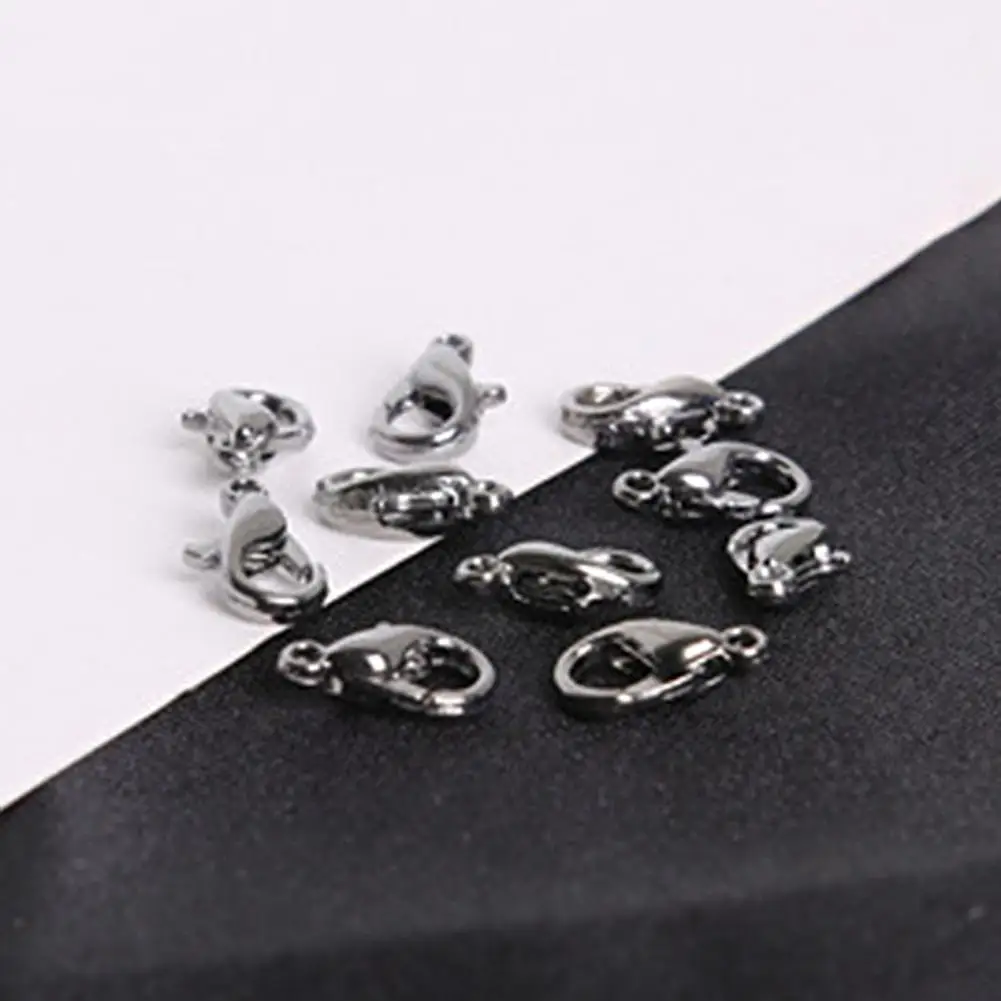 10 шт. удобные лёгкие гальванические застежки из сплава для ювелирных изделий