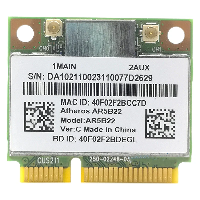 

HOT-AR5B22 Wireless Network Card, 300M 5G Dual-Band Game 4.0 Bluetooth Mini Wireless Network Card