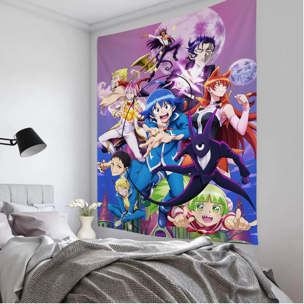Добро пожаловать в школу демонов! Iruma-kun DIY настенный гобелен висит Таро хиппи