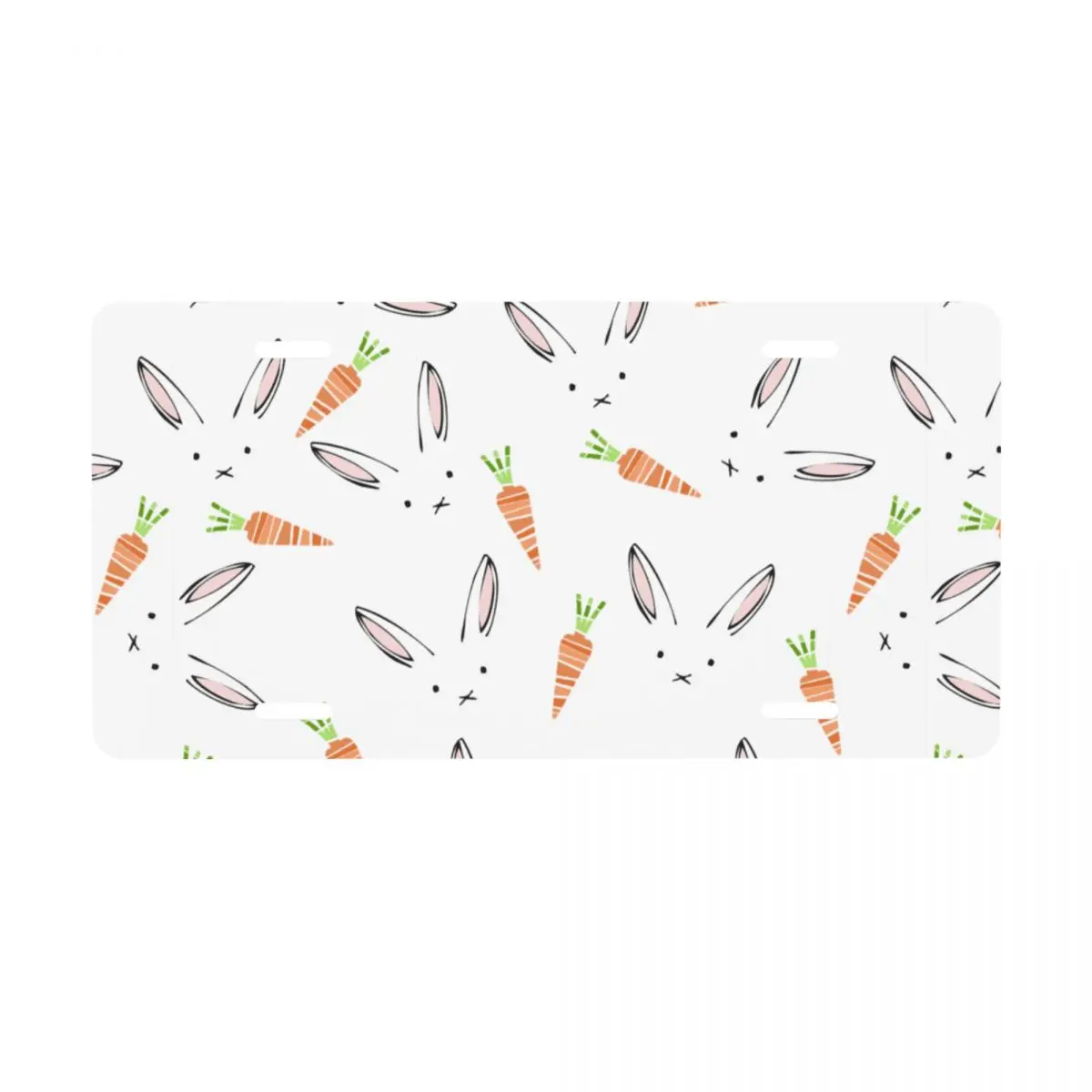 

Декоративная Оловянная Автомобильная табличка с изображением кролика