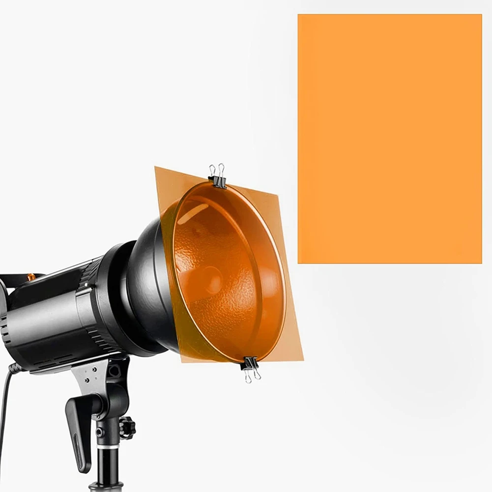 9 шт. гелевый световой фильтр для коррекции цвета цветные накладки освещения