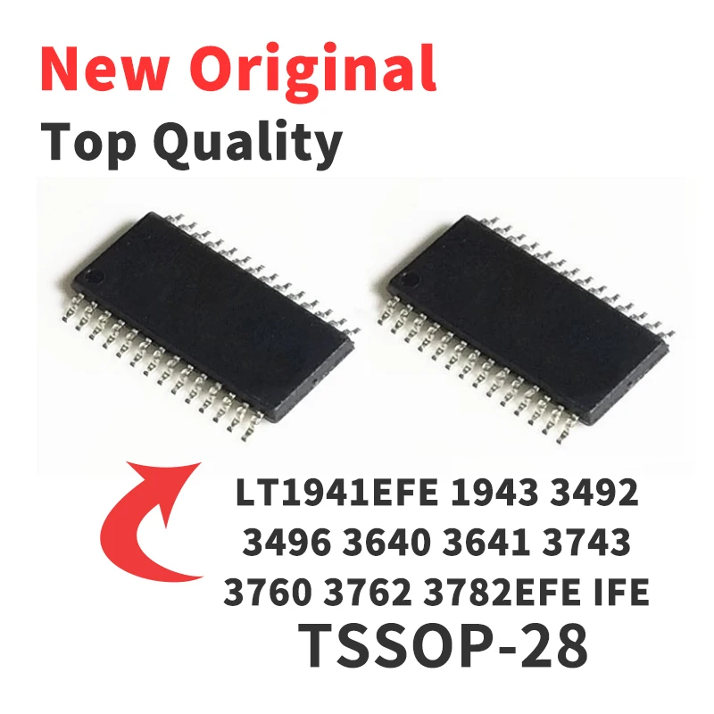 

1 Pieces LT3762EFE LT3760EFE LT3743EFE LT3641EFE LT3640EFE LT3496EFE LT3782EFE TSSOP28 Chip IC Brand New Original