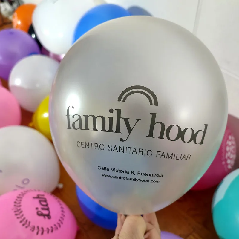 1000 шт. воздушные шары с принтом на заказ логотипом рекламные быстрой доставкой EMS