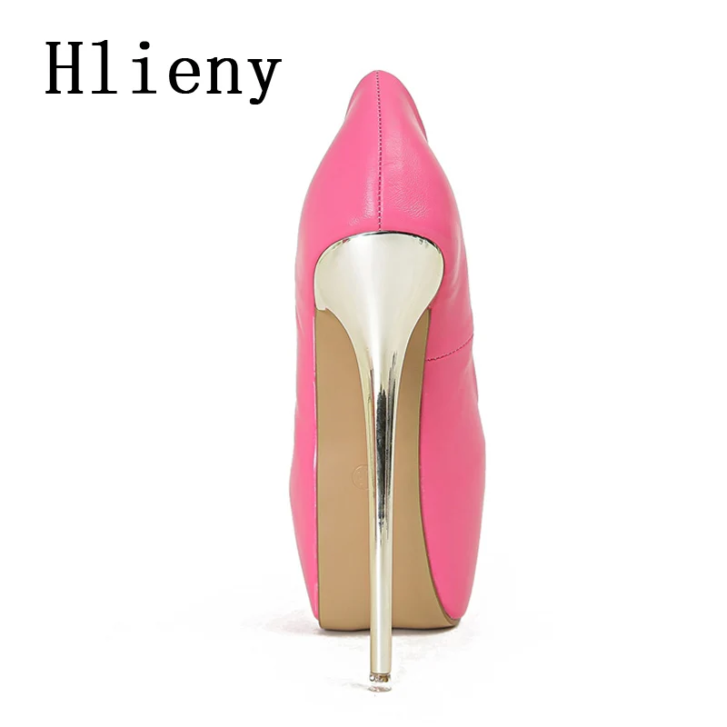 Весенние сексуальные женские туфли-лодочки Hlieny на высоком каблуке элегантные