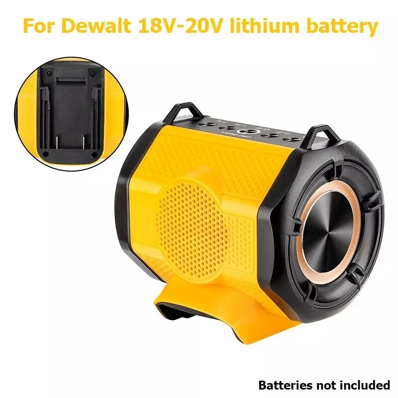 

Bluetooth-динамик для аккумуляторов Milwaukee/Makita/Dewalt/Bosch 18/20 В