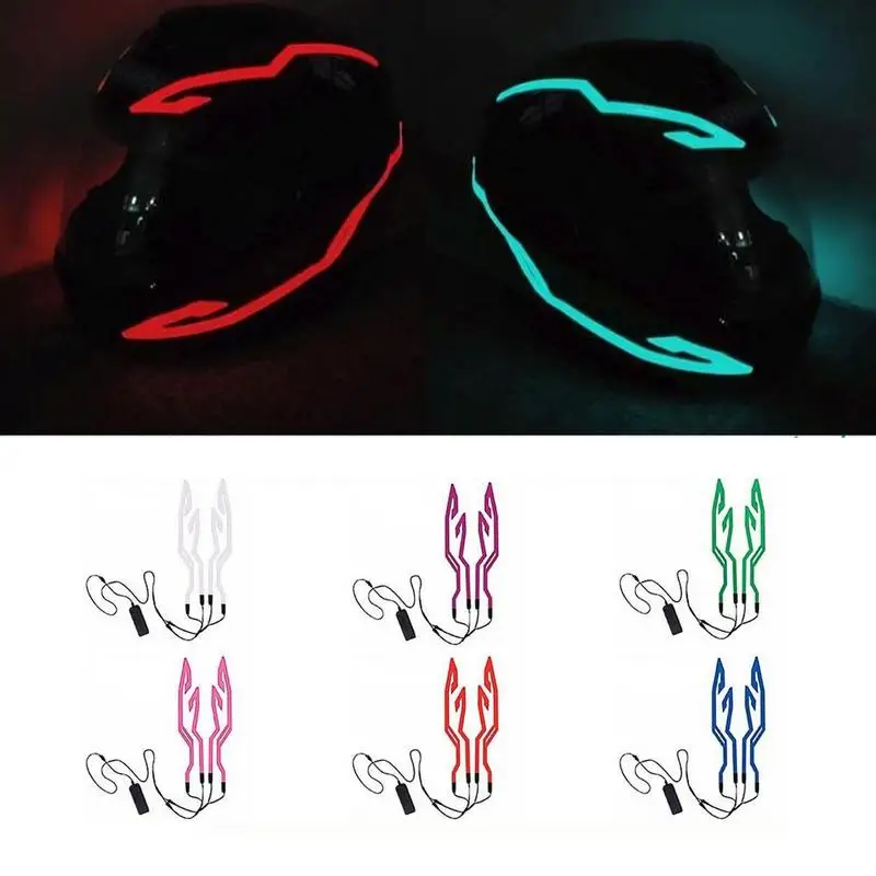 

Helmets Light 3 Mode Motorcycle Bike Helmets Lights For Night Riding Signal 3 Mode Helmets Light Sticker Riding Signal