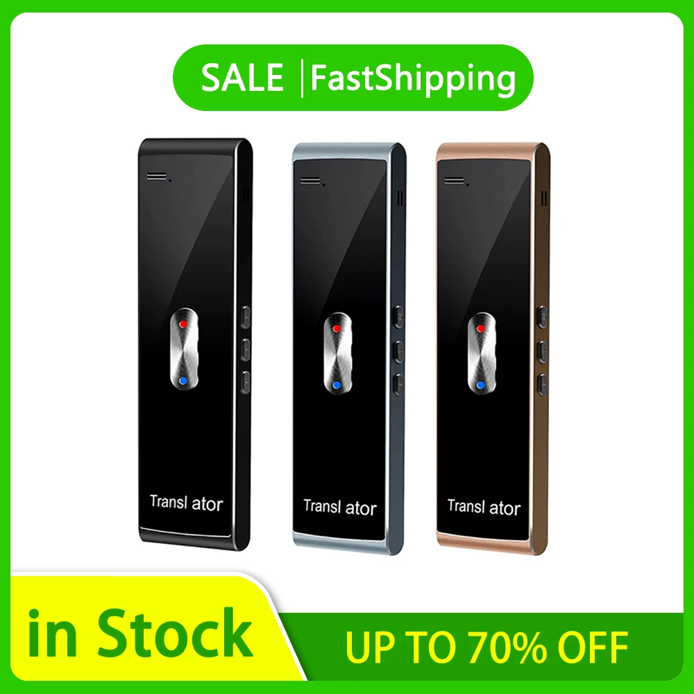 Портативный Умный переводчик голоса T8S точный перевод и быстрый ответ поддержка