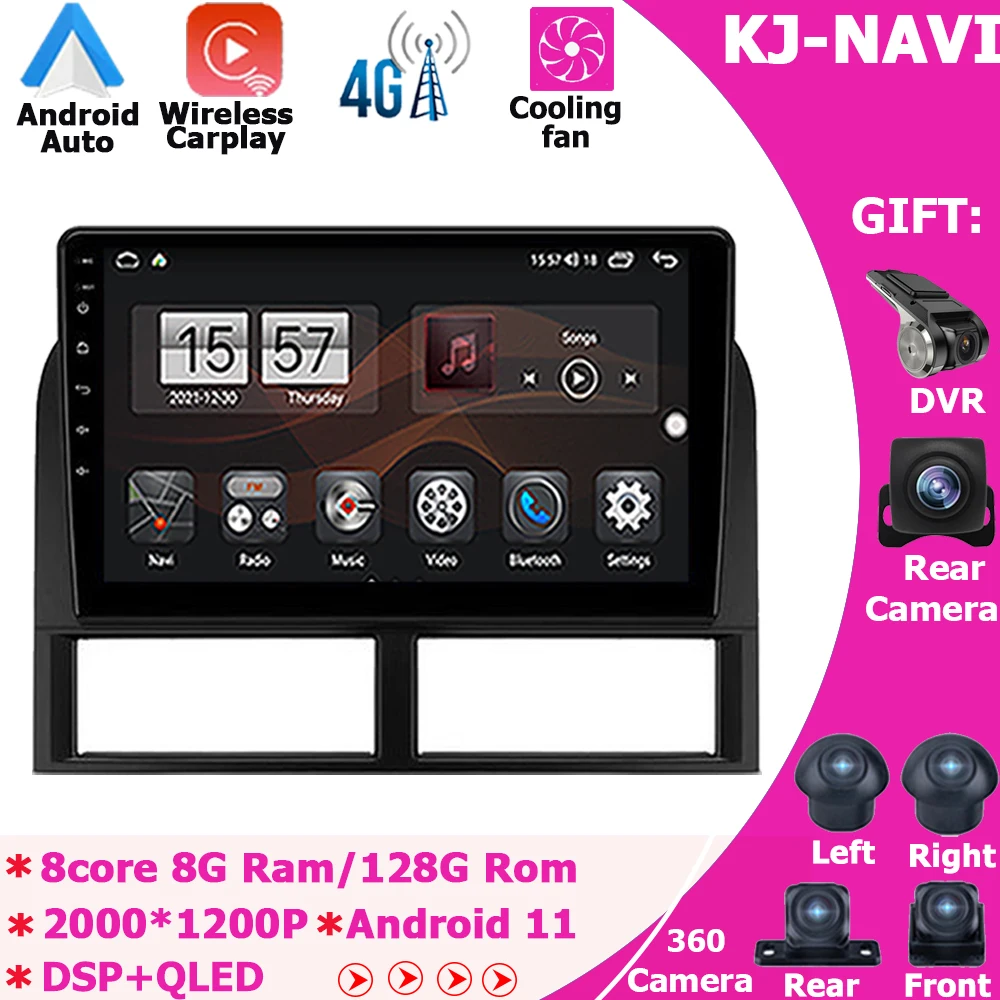 

BT Android 11 автомобильный радиоприемник Мультимедиа Видео Стерео для Jeep Grand Cherokee II WJ 1998 - 2004 Автомобильный плеер навигация GPS 8 Core SWC
