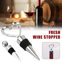 wine bottle stopper heartball shaped red wine beverage champagne preserver cork wedding favors xmas gifts for wine lovers