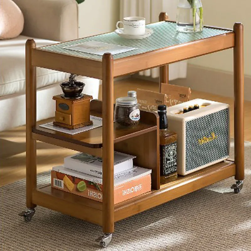 

High Quality Modern Plant Stand Organizer Garden Wheels Wooden Plant Shelf Tiered Display Estantes Para Plantas Home Furniture