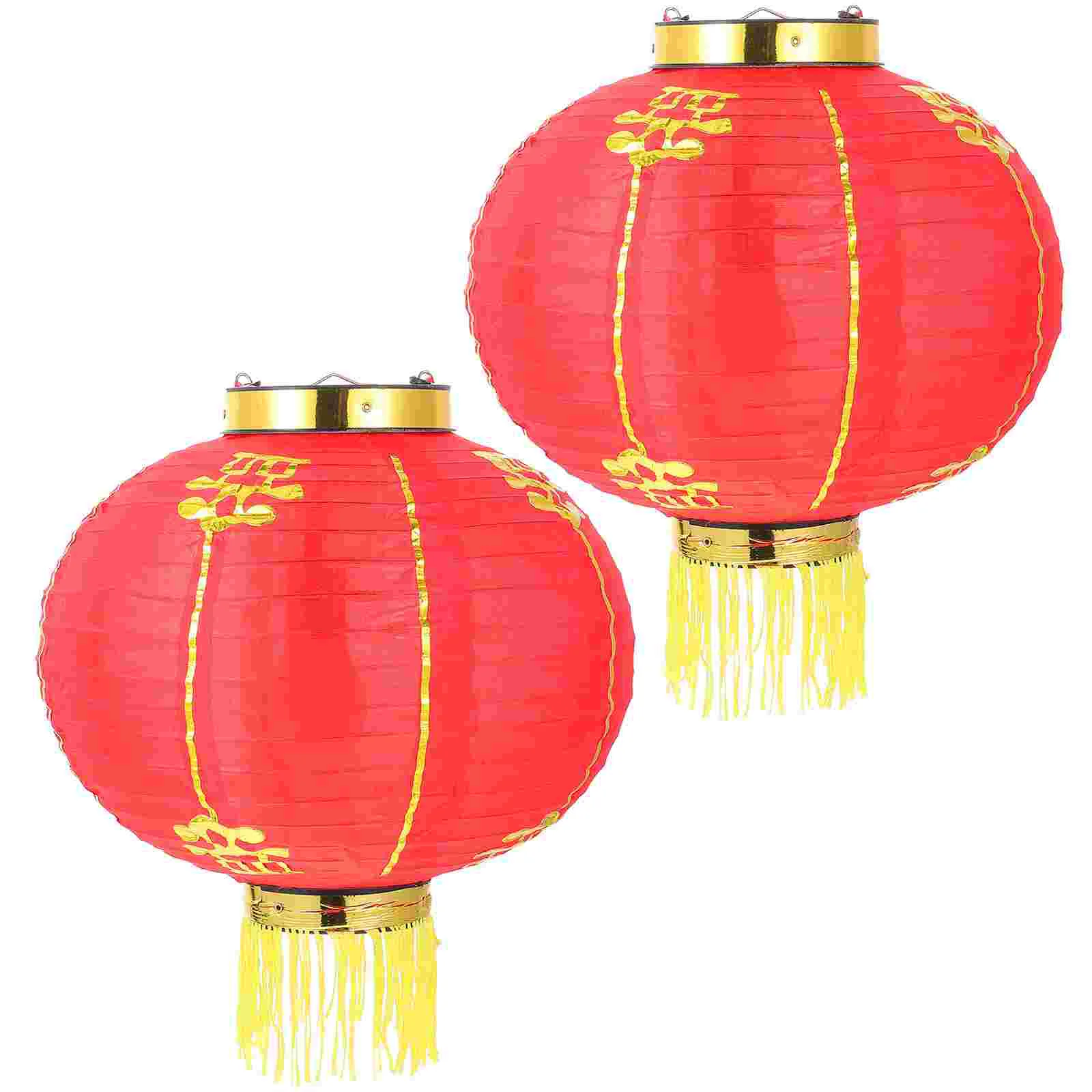 

Chandelier Decoration Accessories New Year Lantern Hanging Delicate Lanterns Ornament Silk