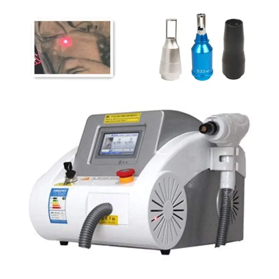 

2023 CE Approved Latest Portable Q-switch Nd Yag Picosecond Handle Laser Tattoo Eyebrow Removal Machine For Salon
