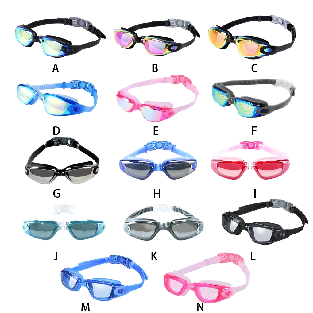 

Adjustable Swim Goggles - Fit To Leak-proof And Secure Fit Multi-functional PC Swimming Goggles For Men Swimming Glass