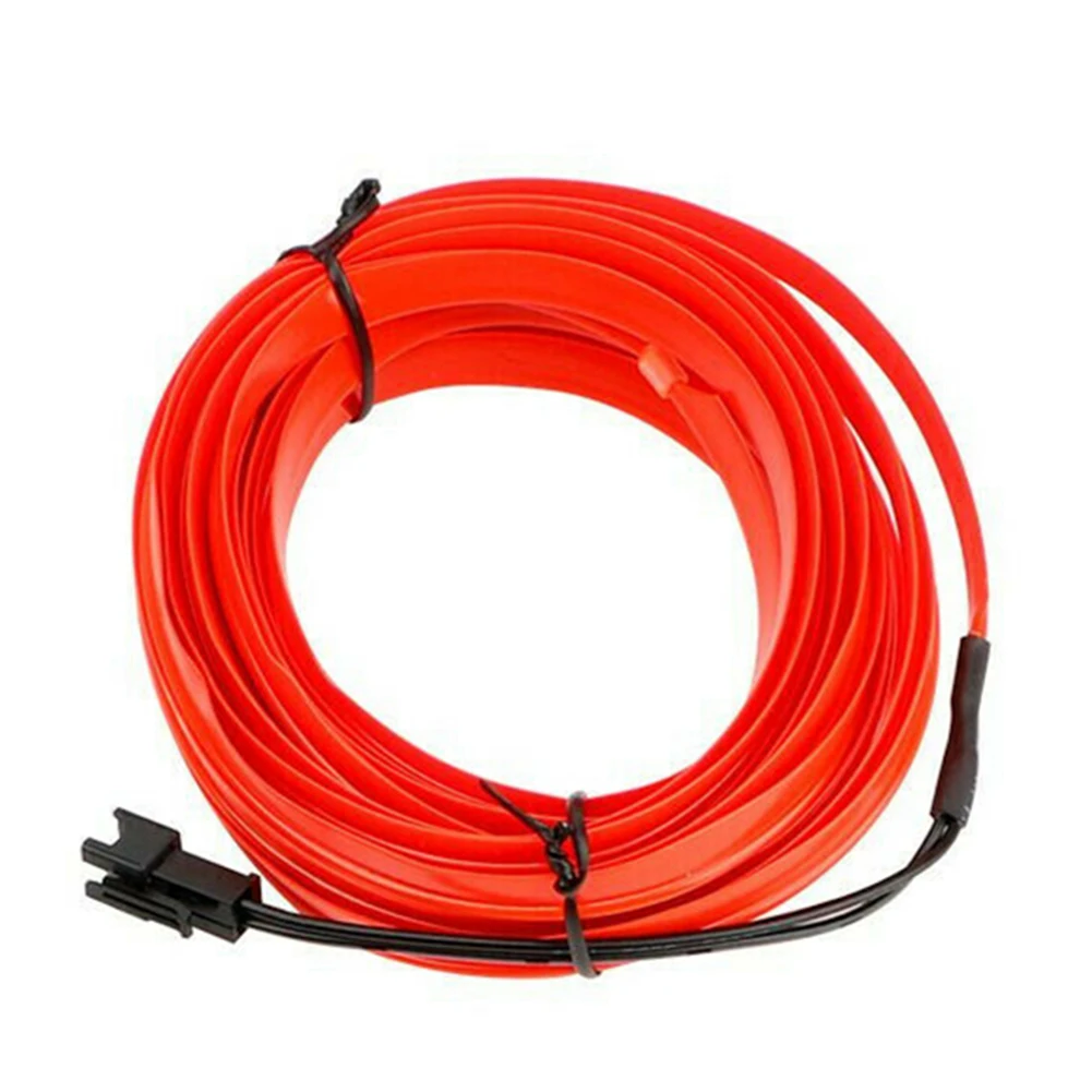 

Auto Parts Cold Light Strip 0.6cm 1 Piece 12V DC 500cm Car Accessories Cold LED Light Strip Dustproof Red Brand New