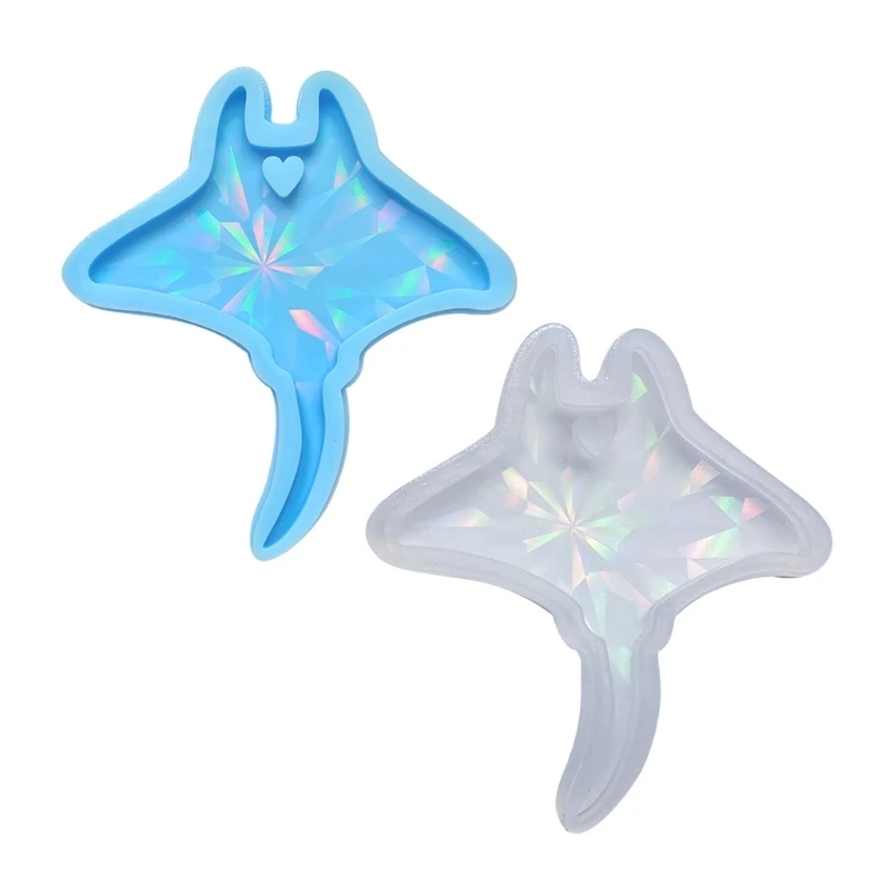 

517F Keychain Silicone Resin Mold, Batfish Silicone Mold for Epoxy Casting for DIY Pendant Charms Jewelry Making