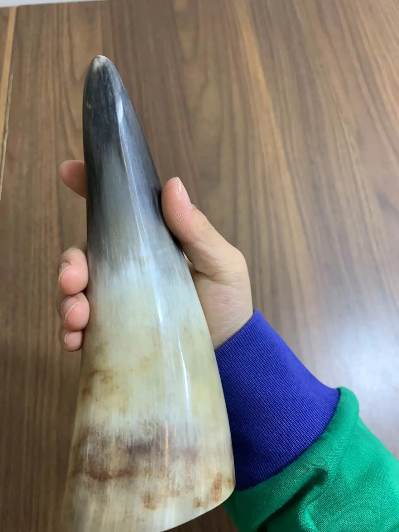 Unquie Натуральный стоячий цилиндр скребковая трубка массажный рог яка огонь банки