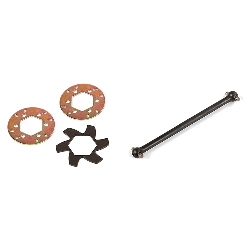 

1 Set Brake Disc Set For HPI RV KM BAJA 5B 5T 5SC & 1 Pcs Rear Drive Shaft Parts
