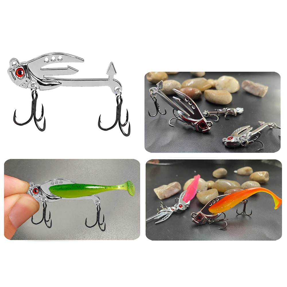 

High Quality Metal Bait Fishing Lures Fishing Accessories Fishing Spoon Lures Iron Plate Reinforced Lightweight