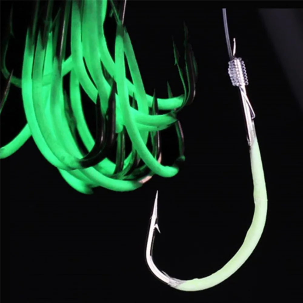 

30 шт./упаковка, светящиеся Крючки из высокоуглеродистой стали