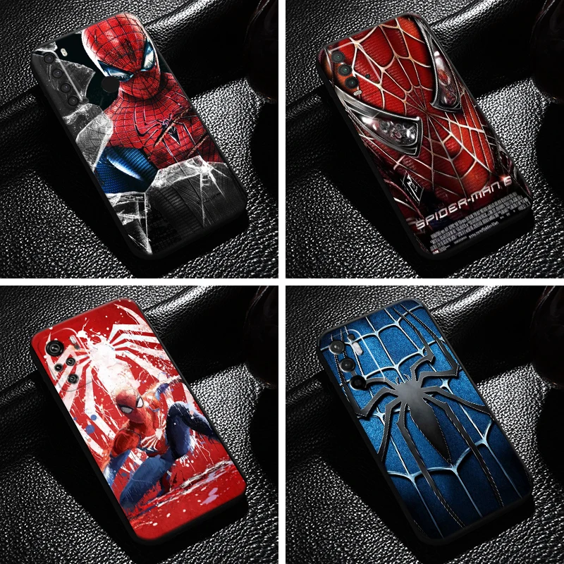 

Marvel Spiderman For Xiaomi Redmi Note 10 10S 9 9S 9T 8 8T 7 Pro 5G Redmi 10 9 9A 9T 9C 8 8A Phone Case Coque TPU Funda Soft