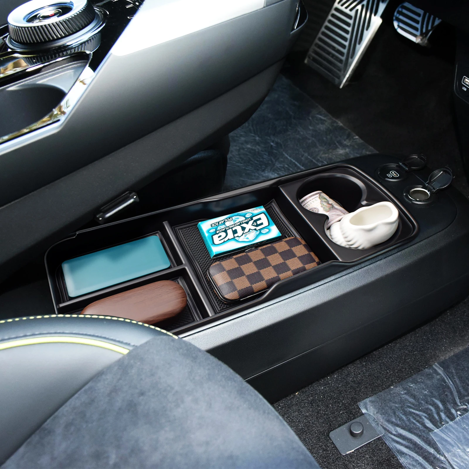 Органайзер центральной консоли для KIA EV6 2022 2023 2024 подлокотник контейнер хранения