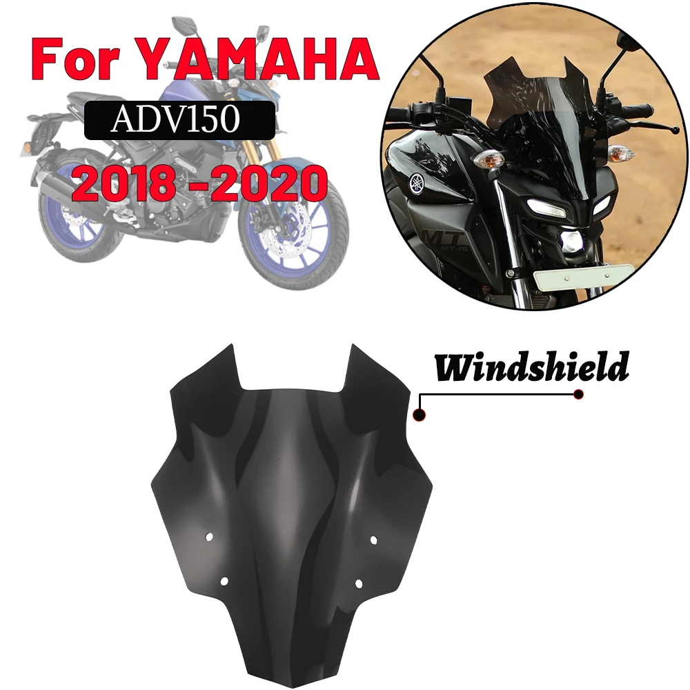 

MTKRACING For YAMAHA MT-15 MT15 2018 2019 2020 Motorcycle Front Screen Windshield Fairing Windshield