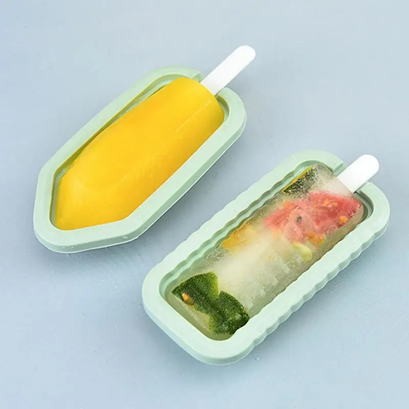 Форма для мороженого легко чистящаяся высокотемпературная желтая силиконовая