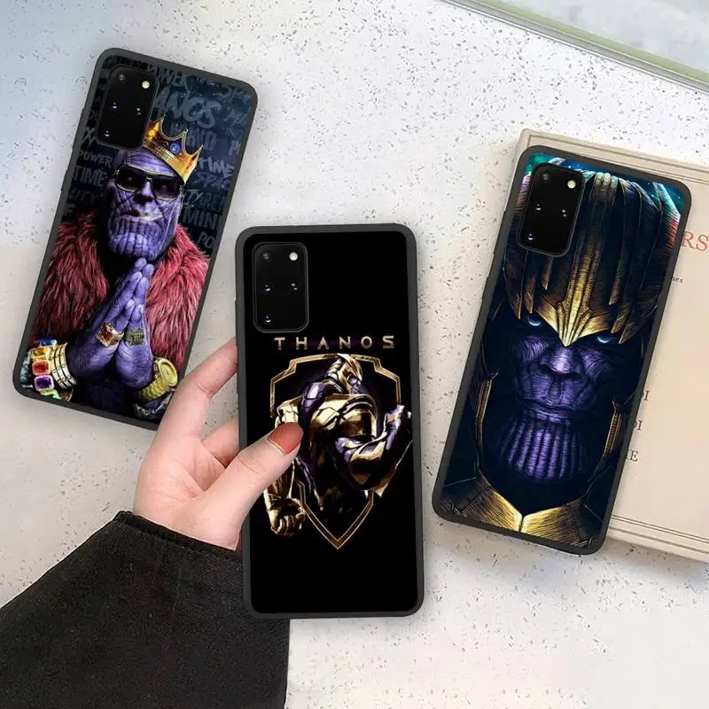 

Thanos hero Avengers Marvel Phone Case Soft For Samsung Galaxy Note20 ultra 7 8 9 10 Plus lite M21 M31S M30S M51 Cover