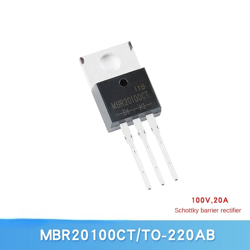 

Оригинальный MBR20100CT TO-220AB 100V/20A in-line выпрямительный диод Шоттки