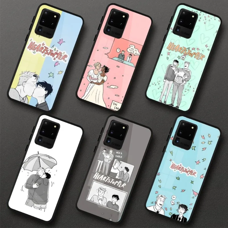 

Стеклянная крышка для телефона с сердечником для Samung S23 S22 S21 Pro Ultra A13 A33 A53 NOTE 20 PC