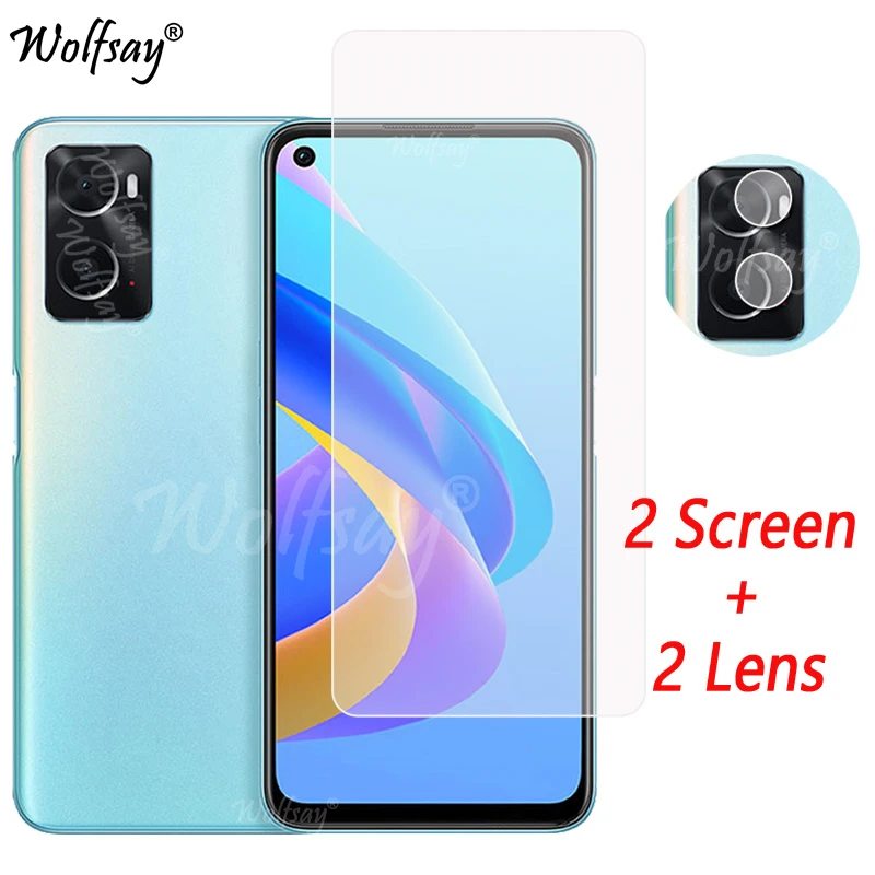 

Camera Len For Oppo A76 Screen Protector Tempered Glass For Oppo A76 A36 A95 A94 A73 A53S A74 A54S A16S Glass For Oppo A76 Glass