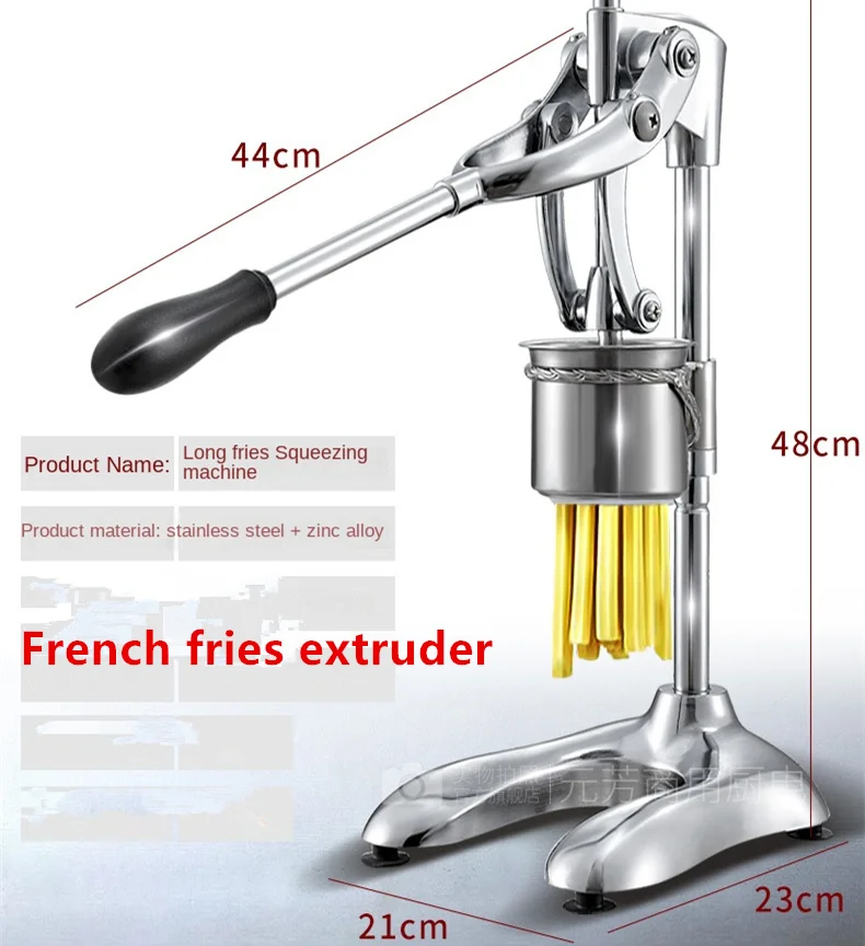 

Кухонная машина для экструзии пищевых продуктов, машина для выдавливания картофеля фри из нержавеющей стали, машина для выдавливания карто...
