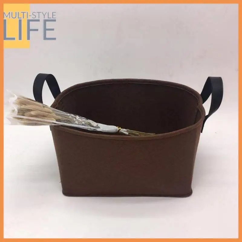 

Toy Basket Felt Storage Basket Clothes Organizer Cosmetic Bag Laundry Basket Nordic Style Folding Sundries Storage Basket