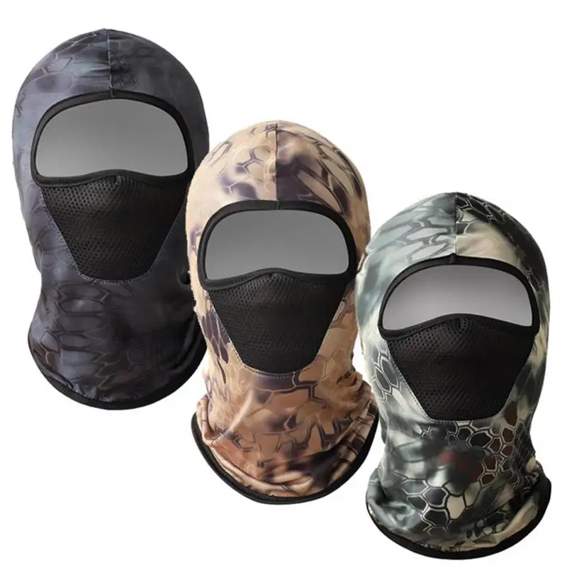 Мужские велосипедные быстросохнущие головные уборы Балаклава Сетчатая Маска