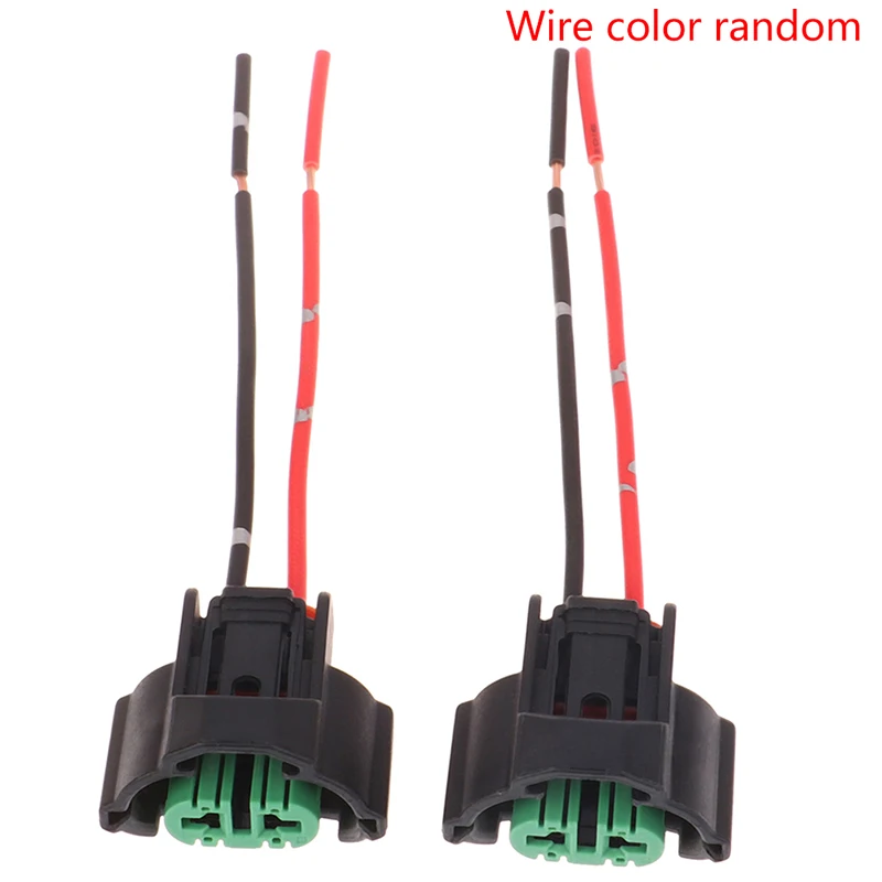 2 Pcs H11 Female Connector Adapter Wiring Harness Socket Car Cable Plug Adapter for Foglight Head Light