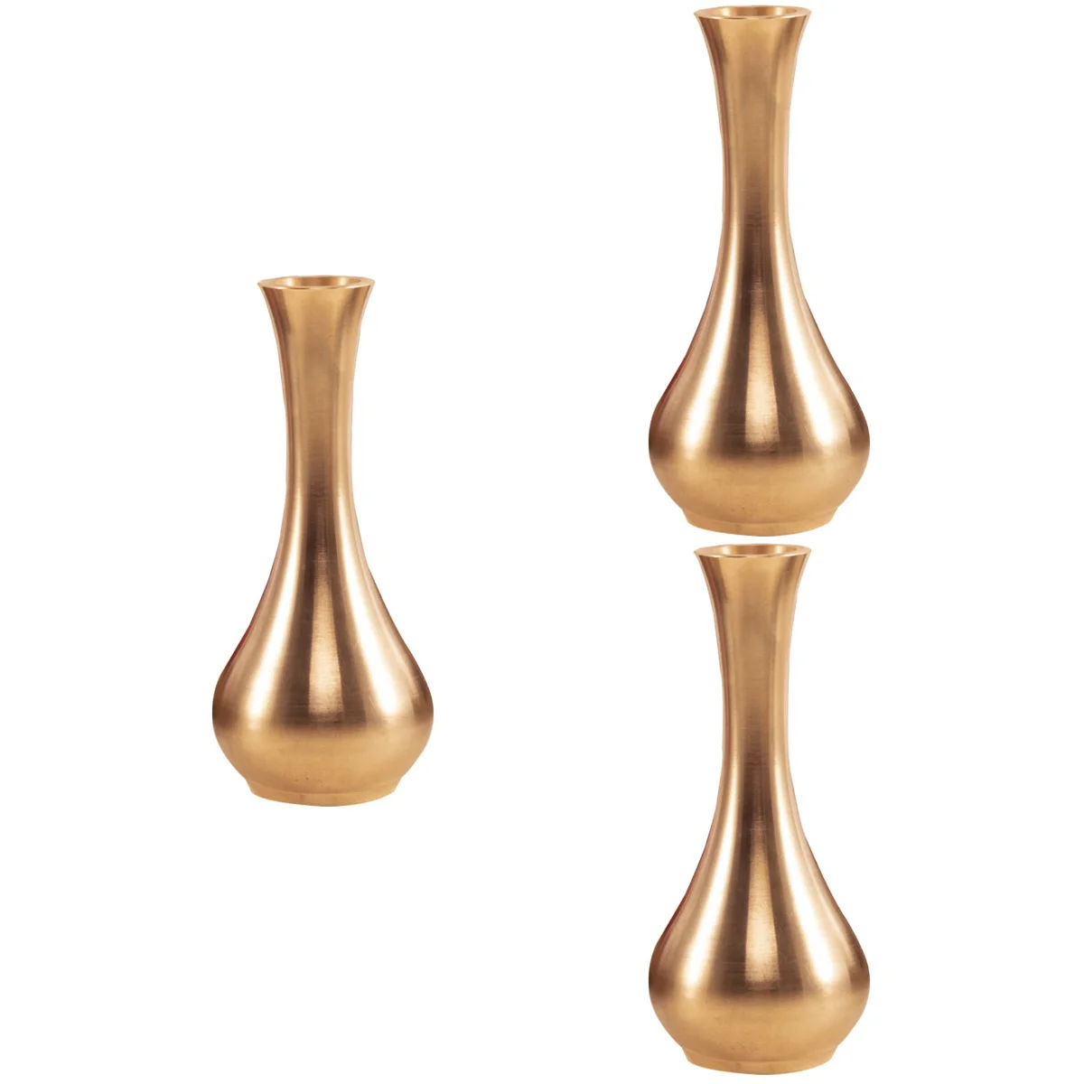 

Vase Flower Mini Desktop Metal Home Small Delicate Copperbud Container Dried Simple Brass Holder Vases Pot Indoor Decor