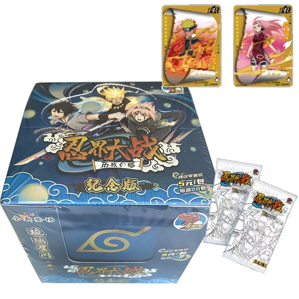 

Anime Narutoes Cards Hobby Collection Playing Games Tcg Rare Trading Card Figures Sasuke Ninja Kakashi For Children Gift Toys