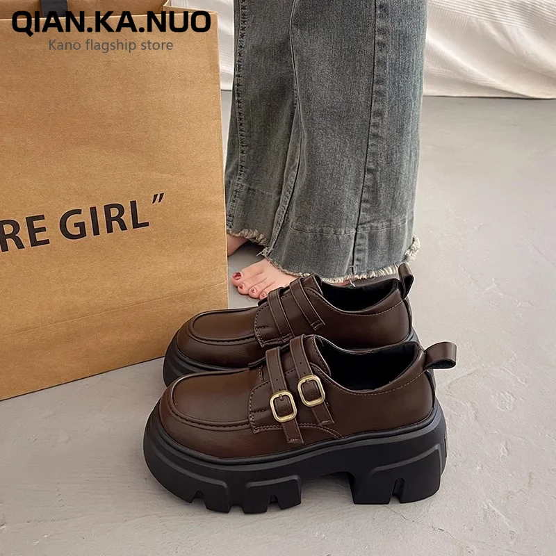 Женская обувь осенние оксфорды Modis без шнуровки женская в британском стиле