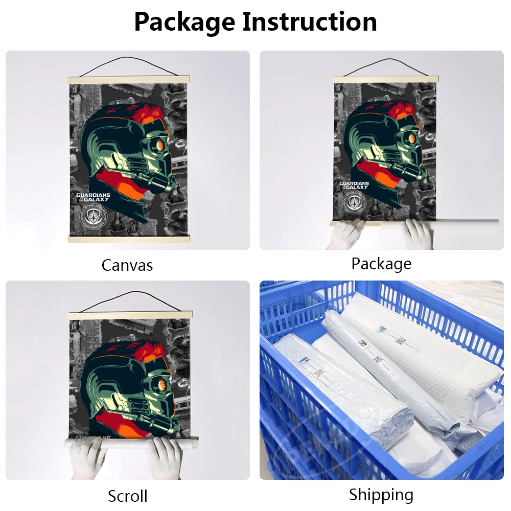 Настенное искусство картины стражи Галактики настенный плакат гамора