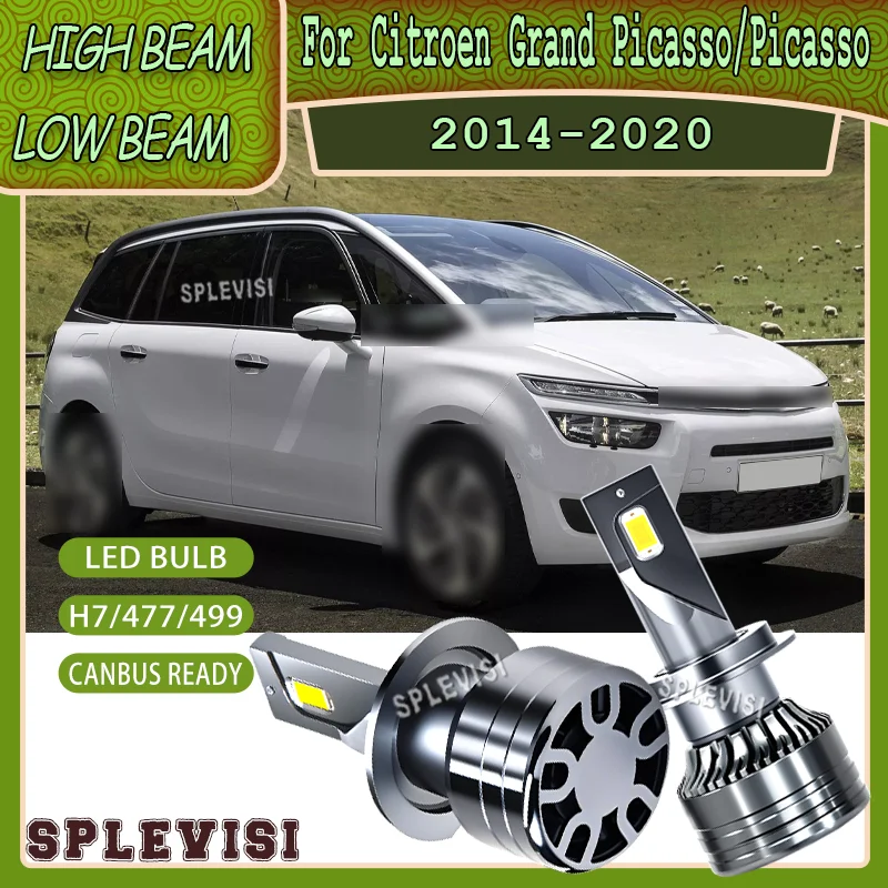 Фото Остановите мерцание ошибок — начало этого комплекта H7/477/499. Для Citroen Grand Picasso/Picasso 2014-2020 2015 2016 2017 2018 2019 №1