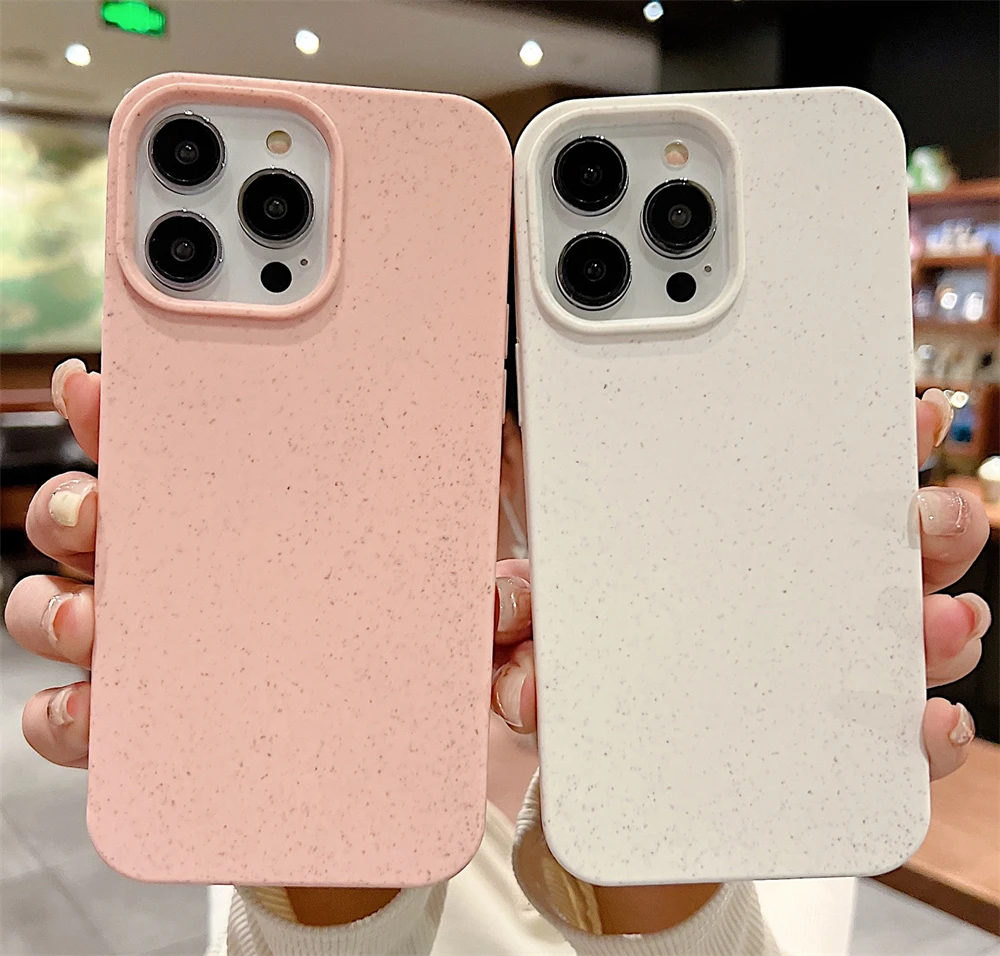 Мягкий силиконовый чехол Eco Bio Пшеничная солома для телефона iPhone ...