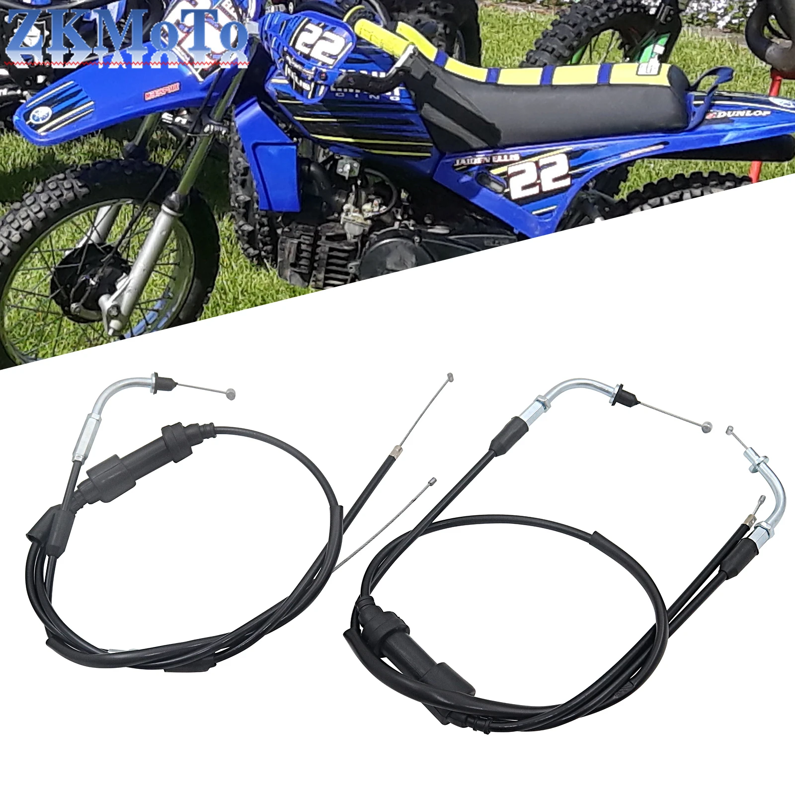 Трос дроссельной заслонки мотоцикла газовый клапан для Yamaha PW80 1985-2007 BW80 1986-1990 PY50